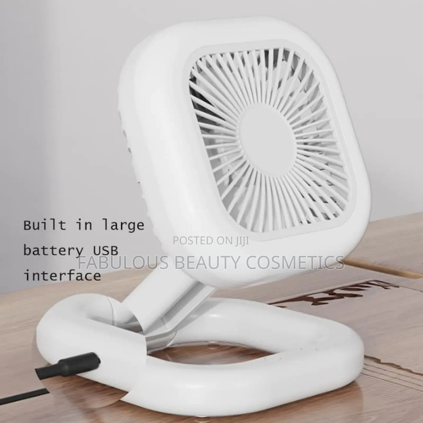 Camping Fan With Led Flashlight