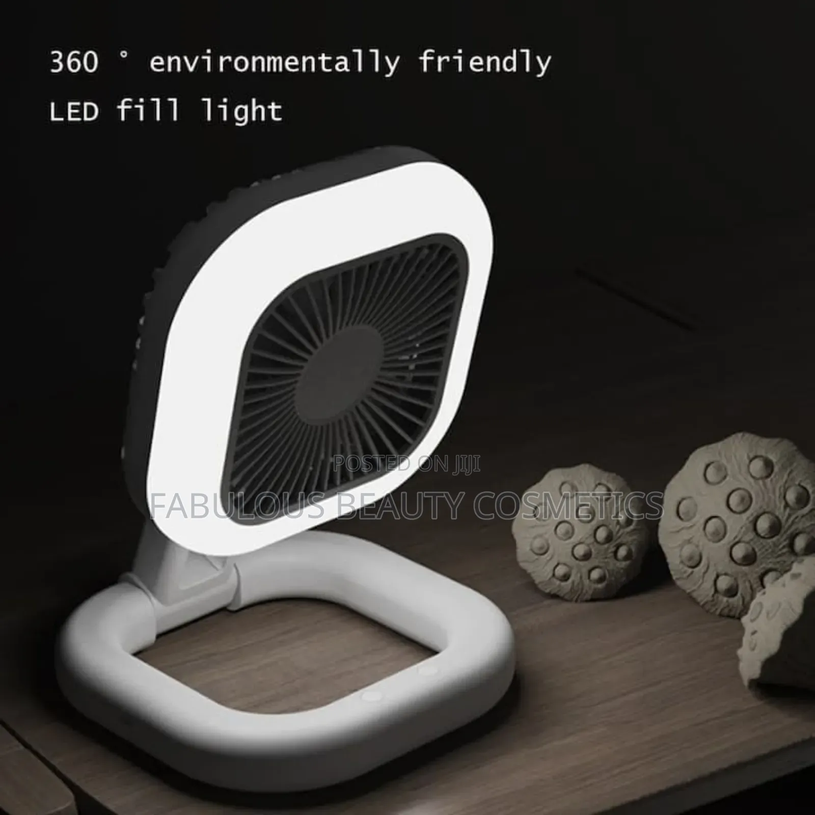 Camping Fan With Led Flashlight