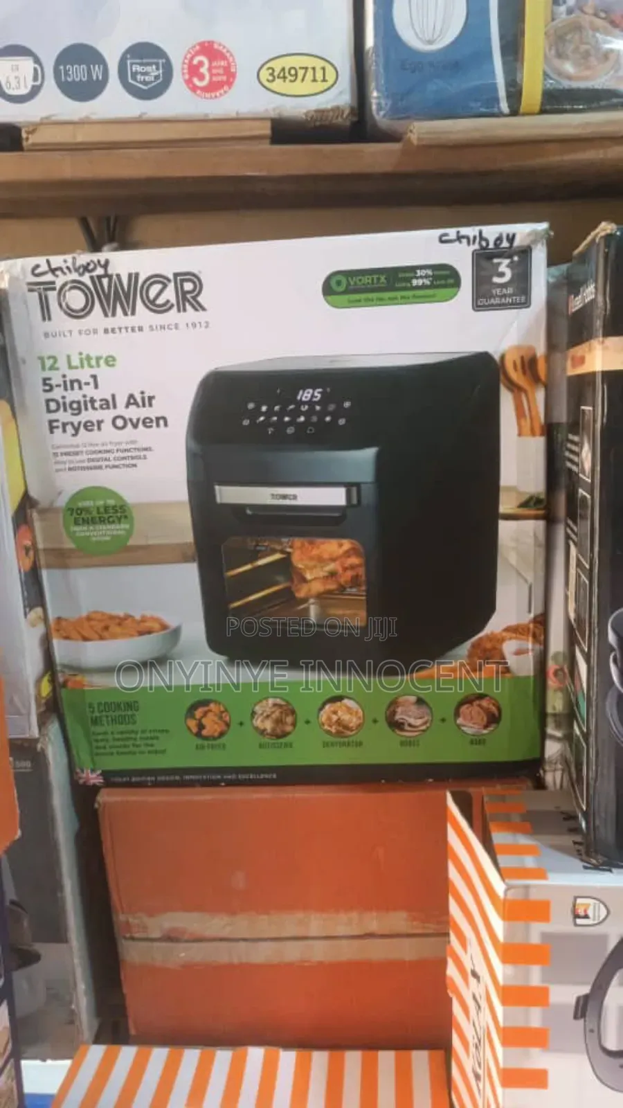 Tower 12l 5-in-1 Digital Air Fryer Oven – Brand New