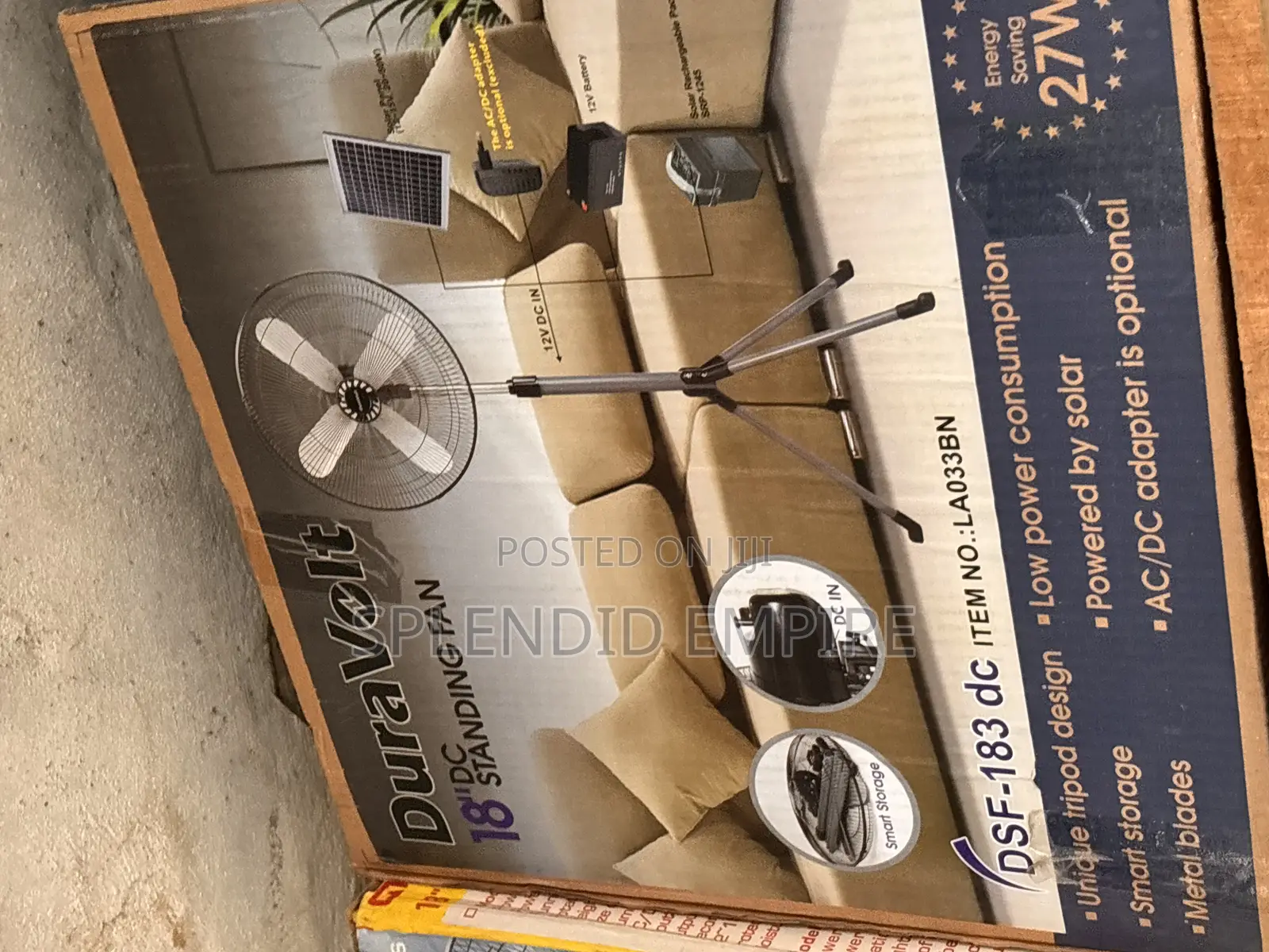 Duravolt 19” Dc Standing Fan