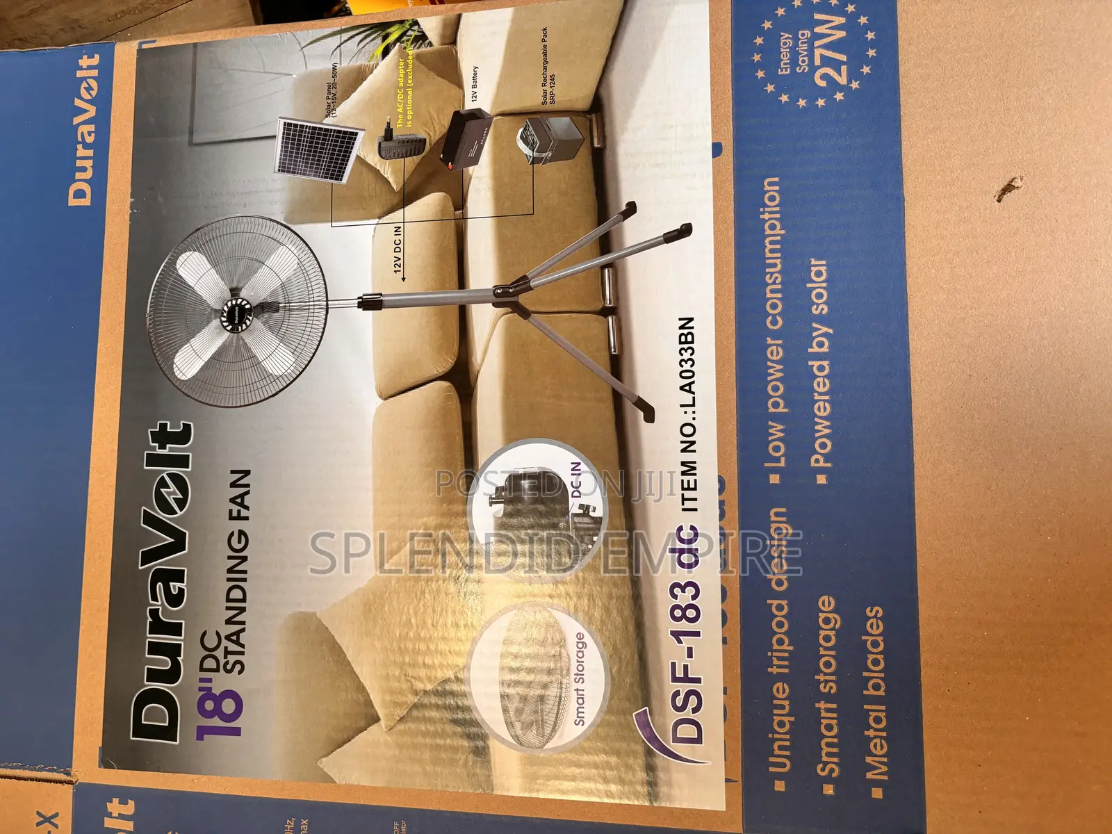 Duravolt 19” Dc Standing Fan