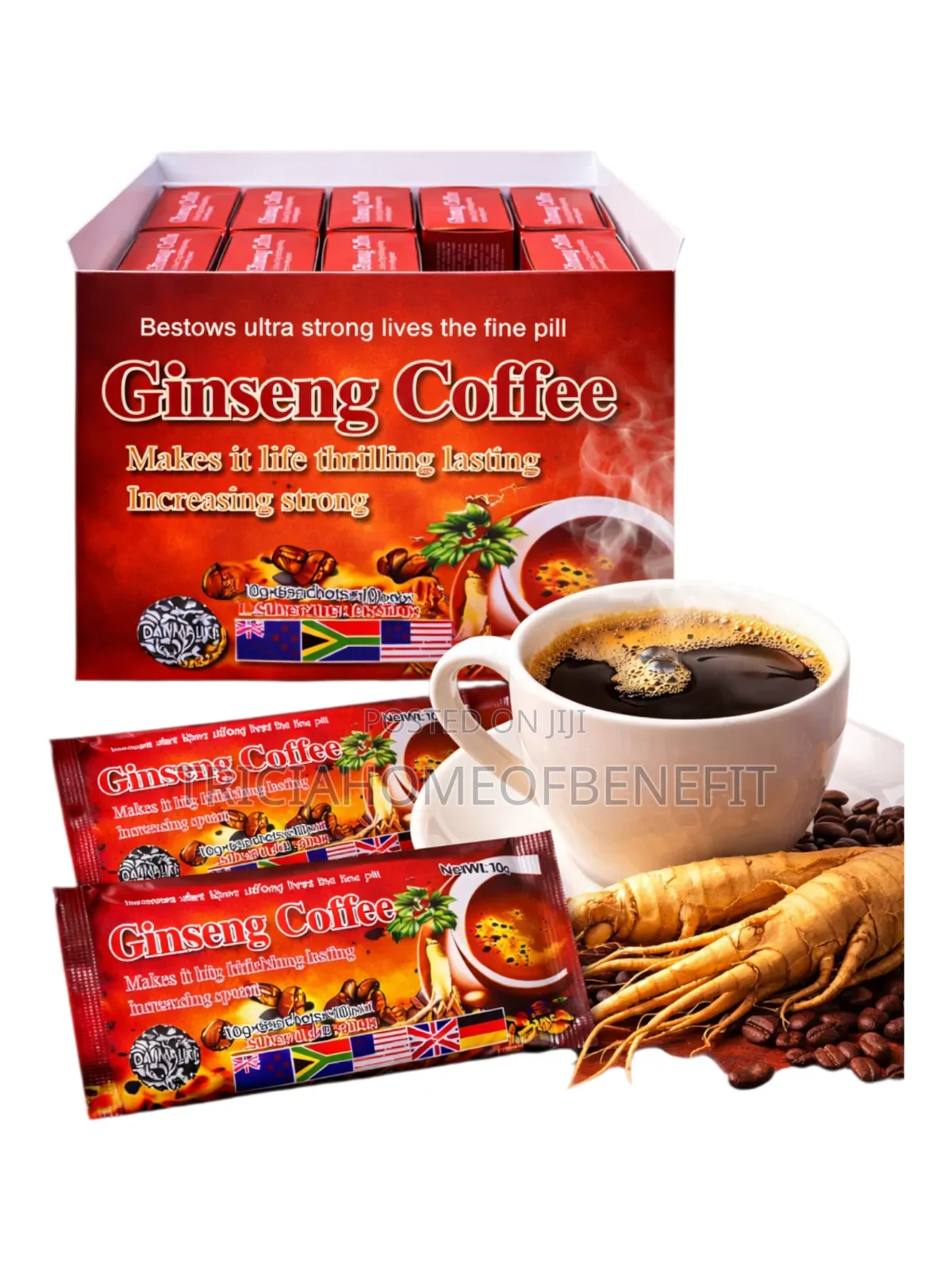 Ginseng Coffee Sex Booster For Men