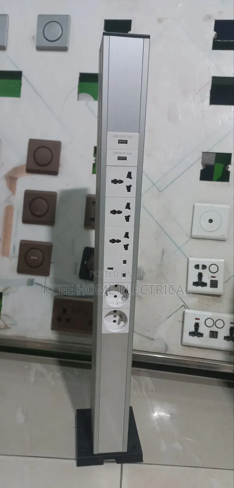 Power Pole Socket With Usb Charging – European French Plug