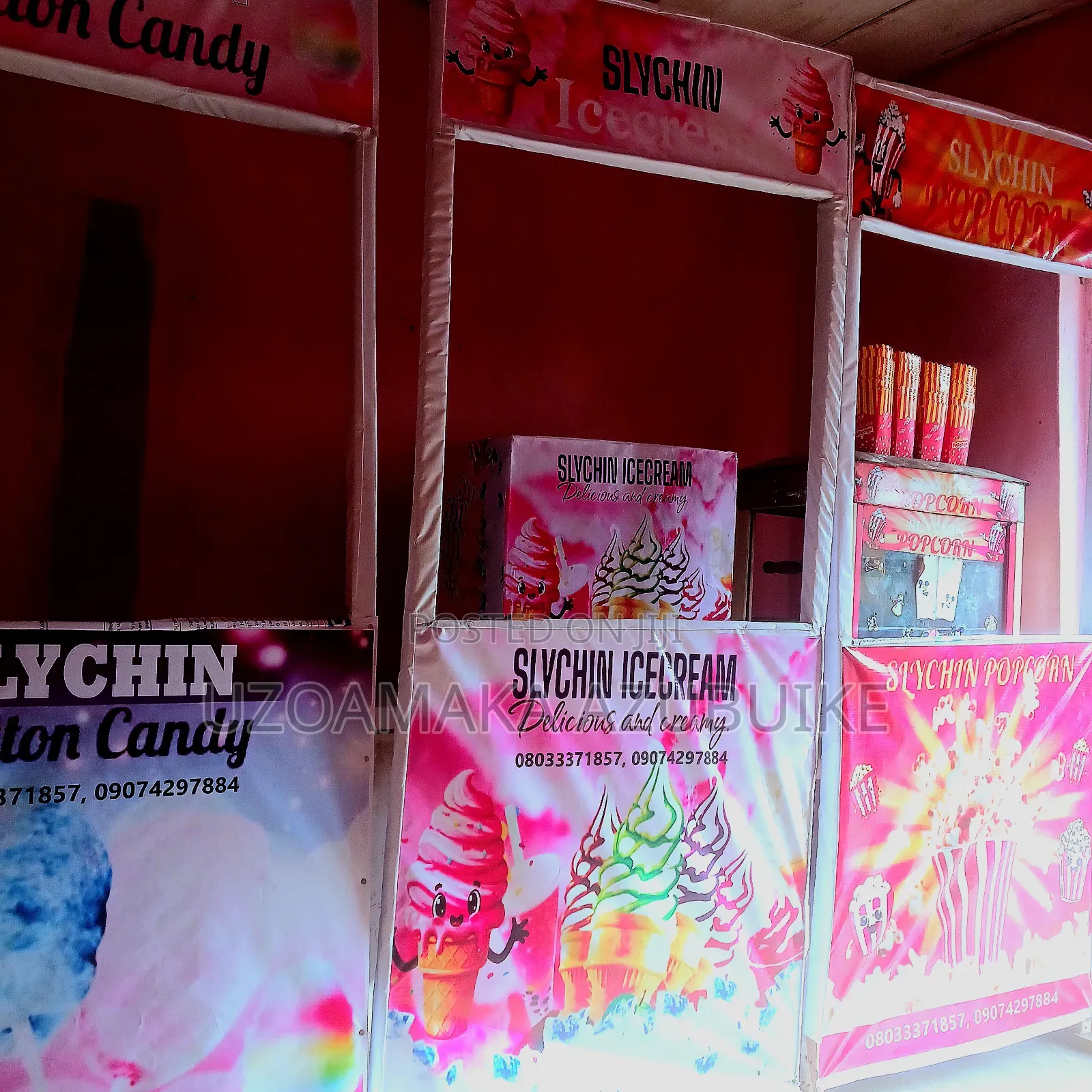 Edibles (Cotton Candy, Ice Cream, and Popcorn)