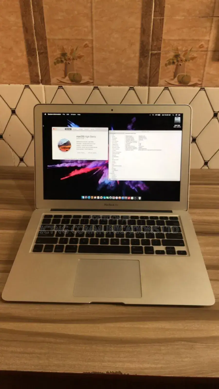 Laptop Apple MacBook Air 3GB Intel SSD 256GB