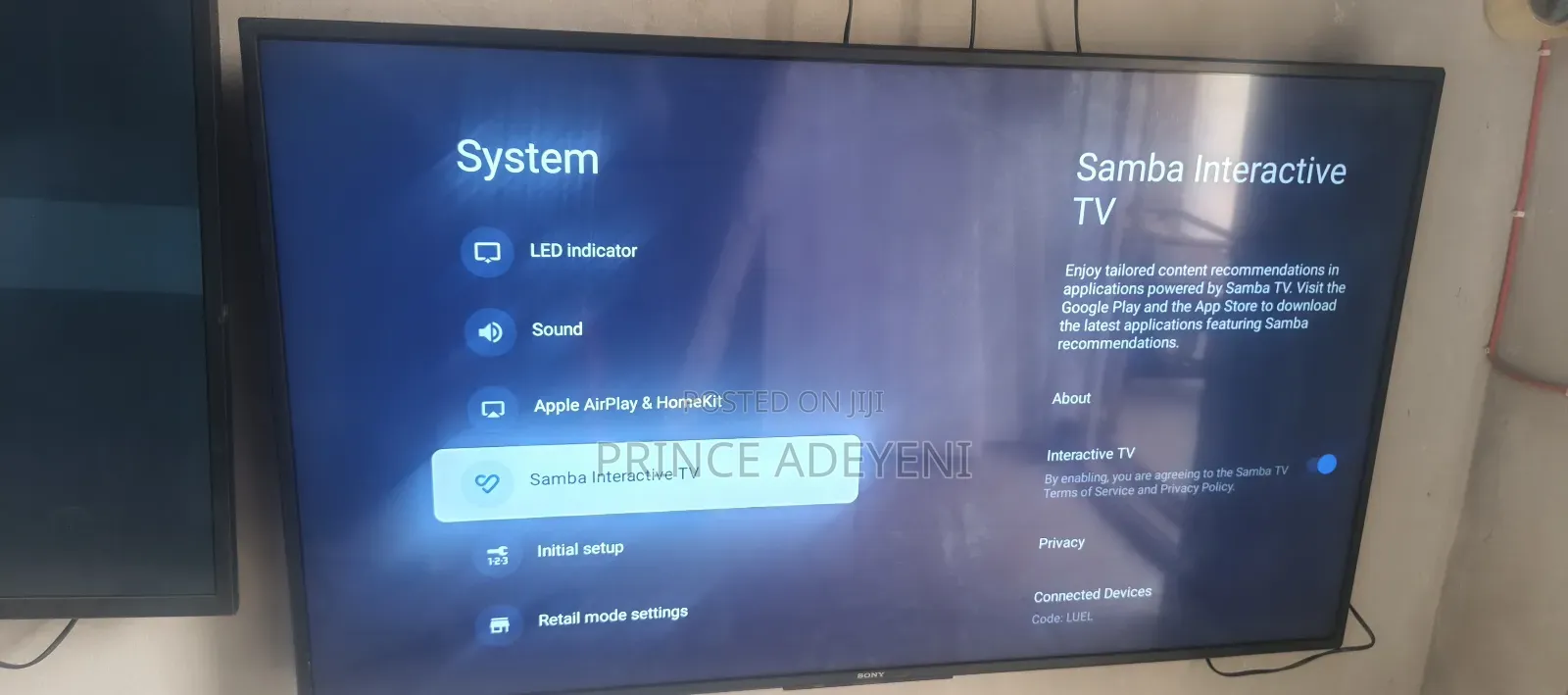 55 Inches Ultra Hd Google Sony With Airplay and All Google Apps