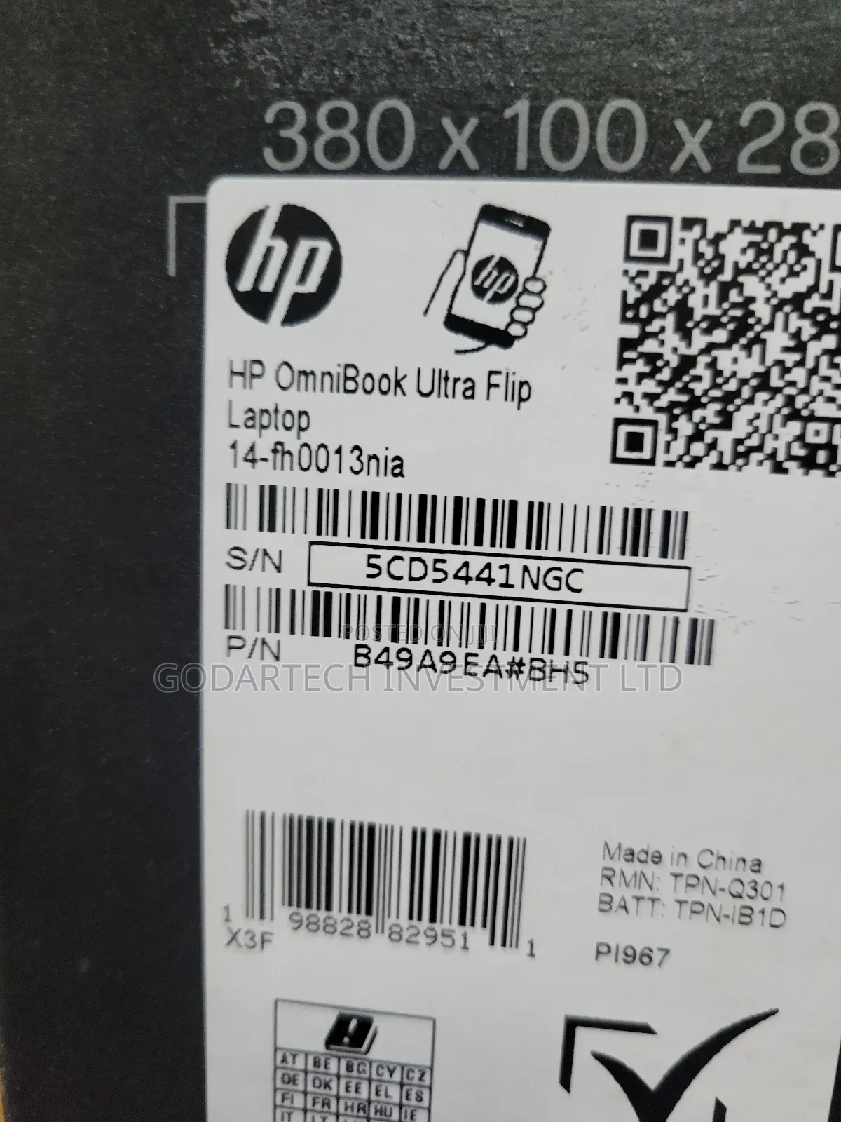 New Laptop HP OmniBook Ultra Flip 14" 16GB Intel Core Ultra 7 SSD 1T