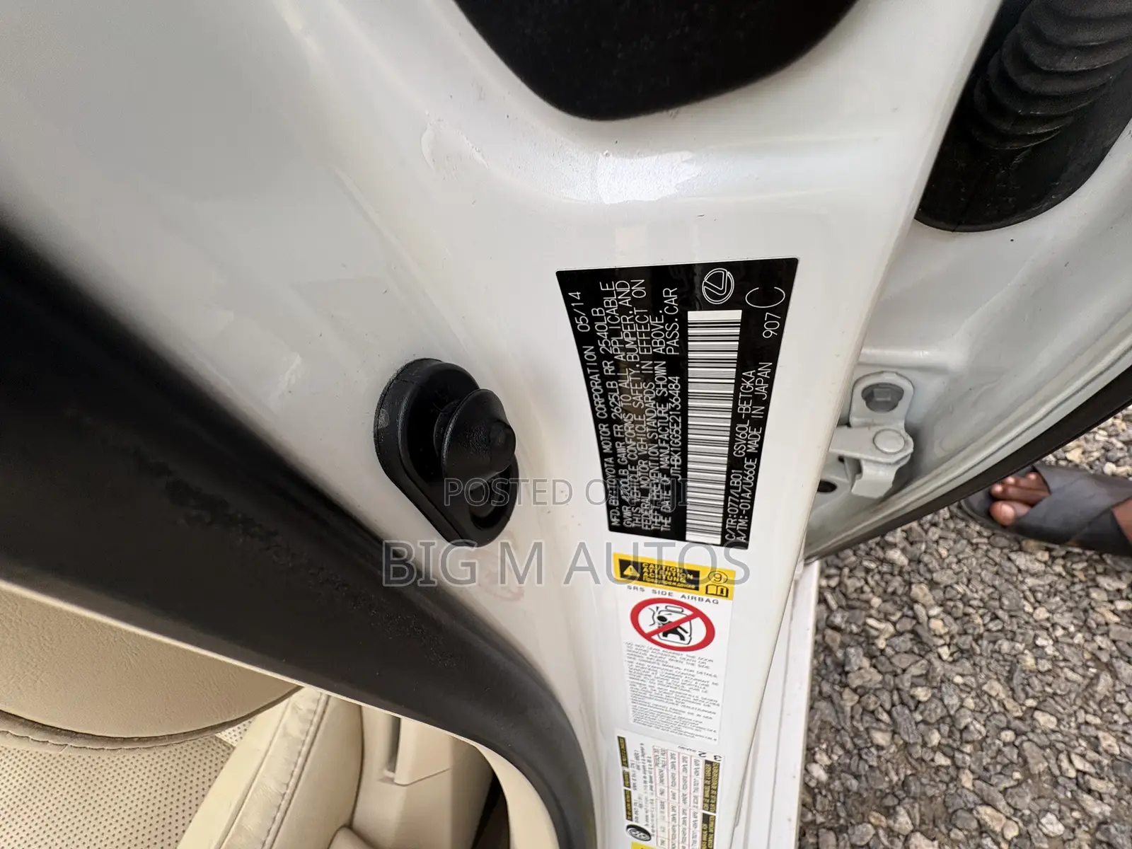 Lexus ES 350 FWD 2014 White