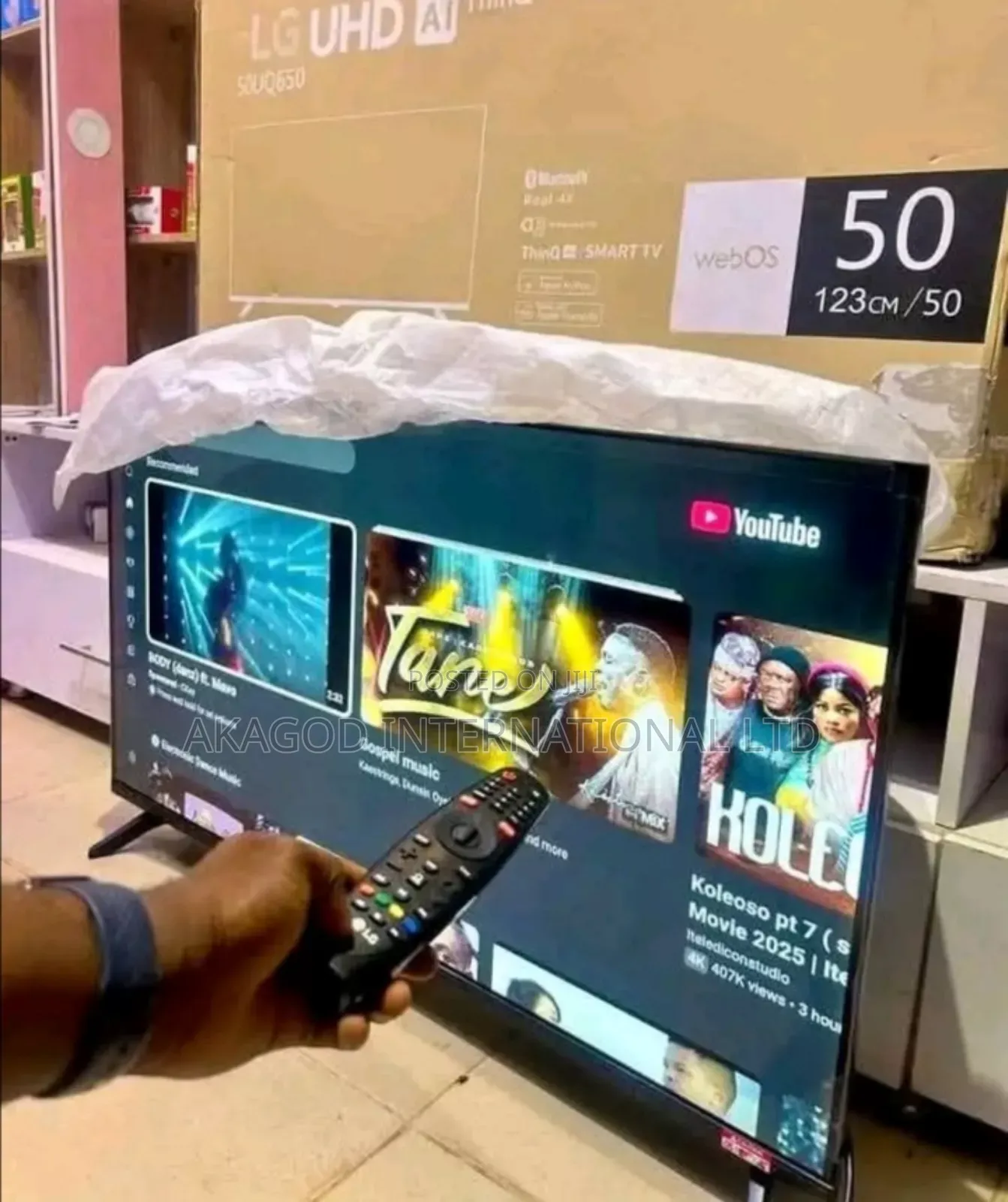 Picture Quality Original 50inches Smart Lg Tv