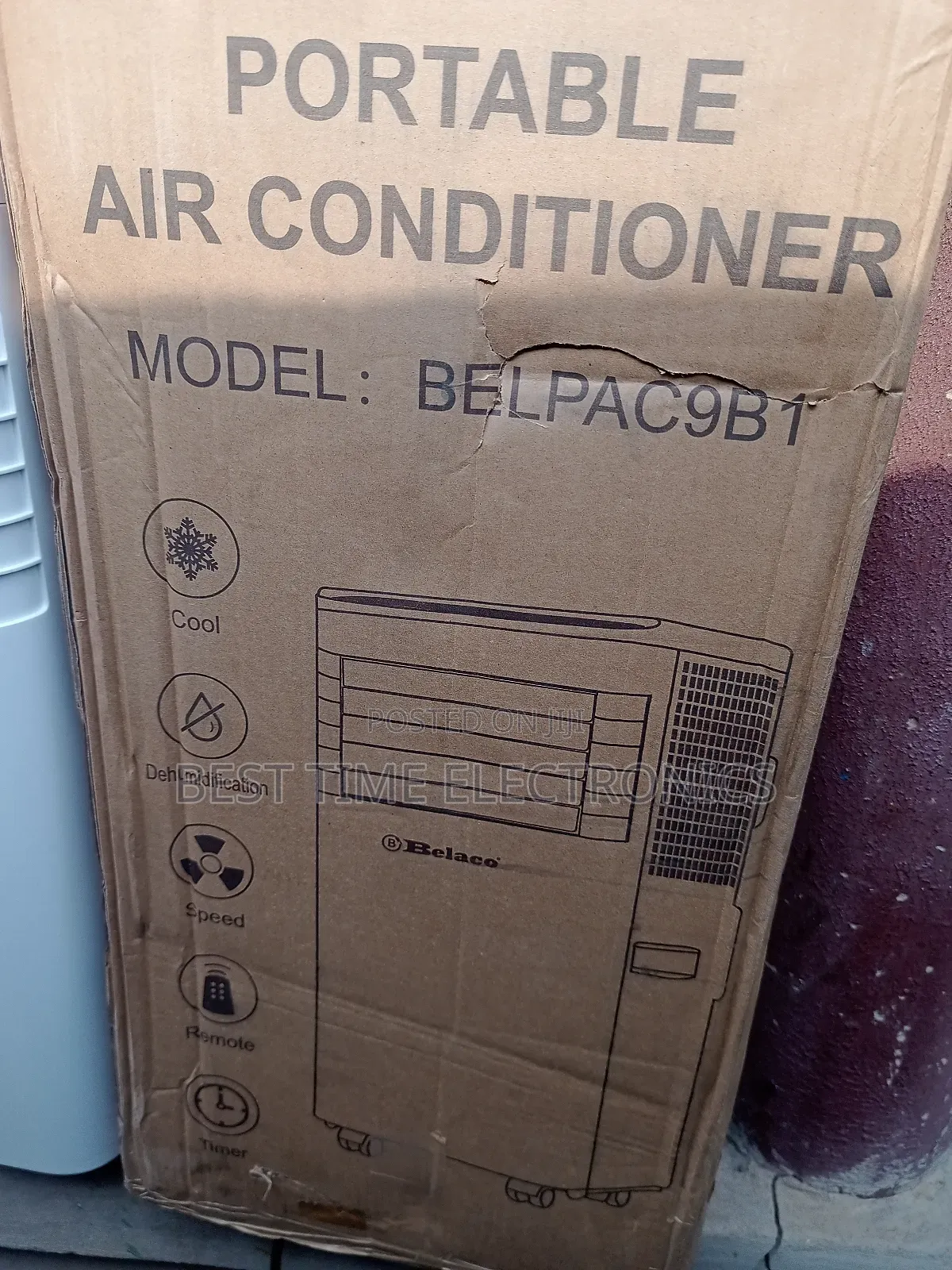 Original Belaco Uk 1hp Mobile Portable Air Conditioner
