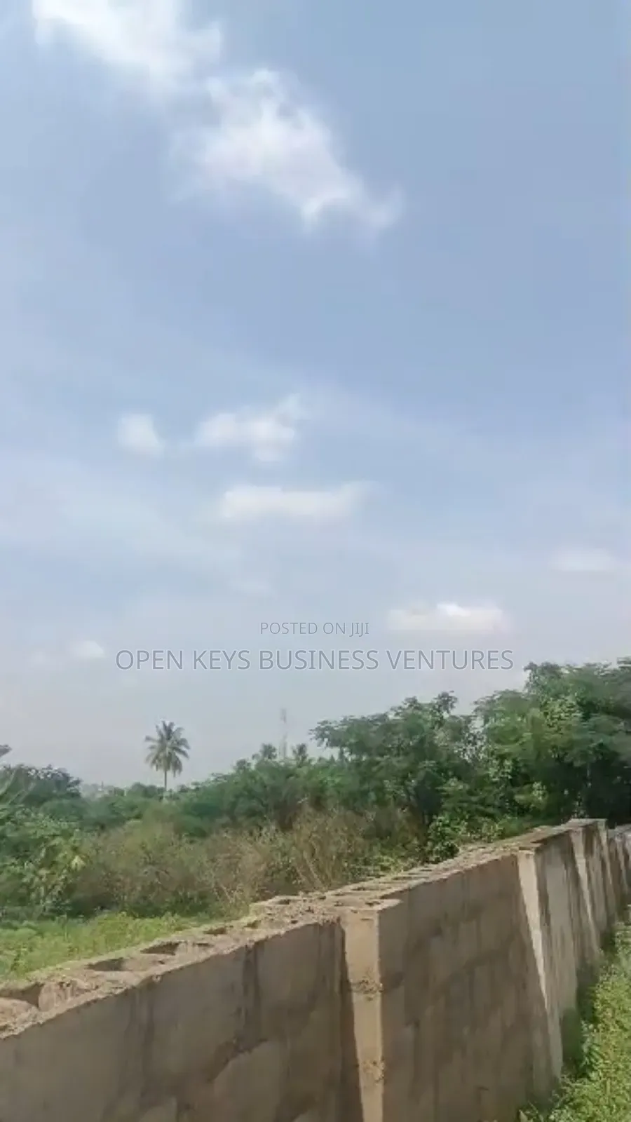 1,400sqm of Residential Land Fenced and Gated at Agodi