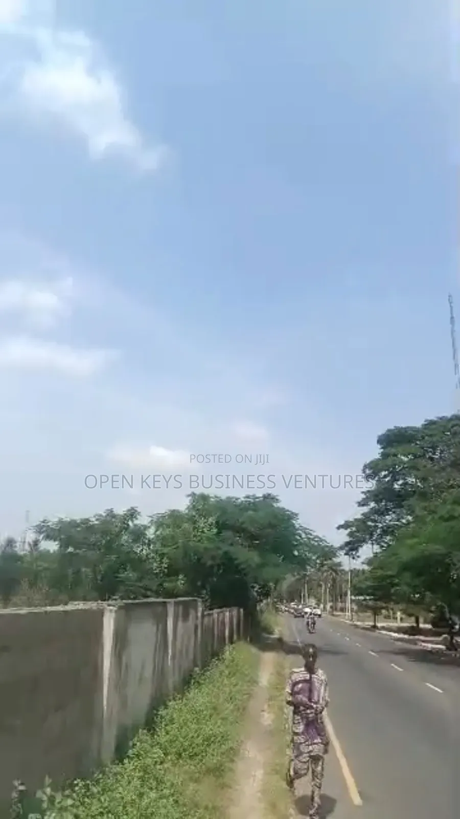 1,400sqm of Residential Land Fenced and Gated at Agodi