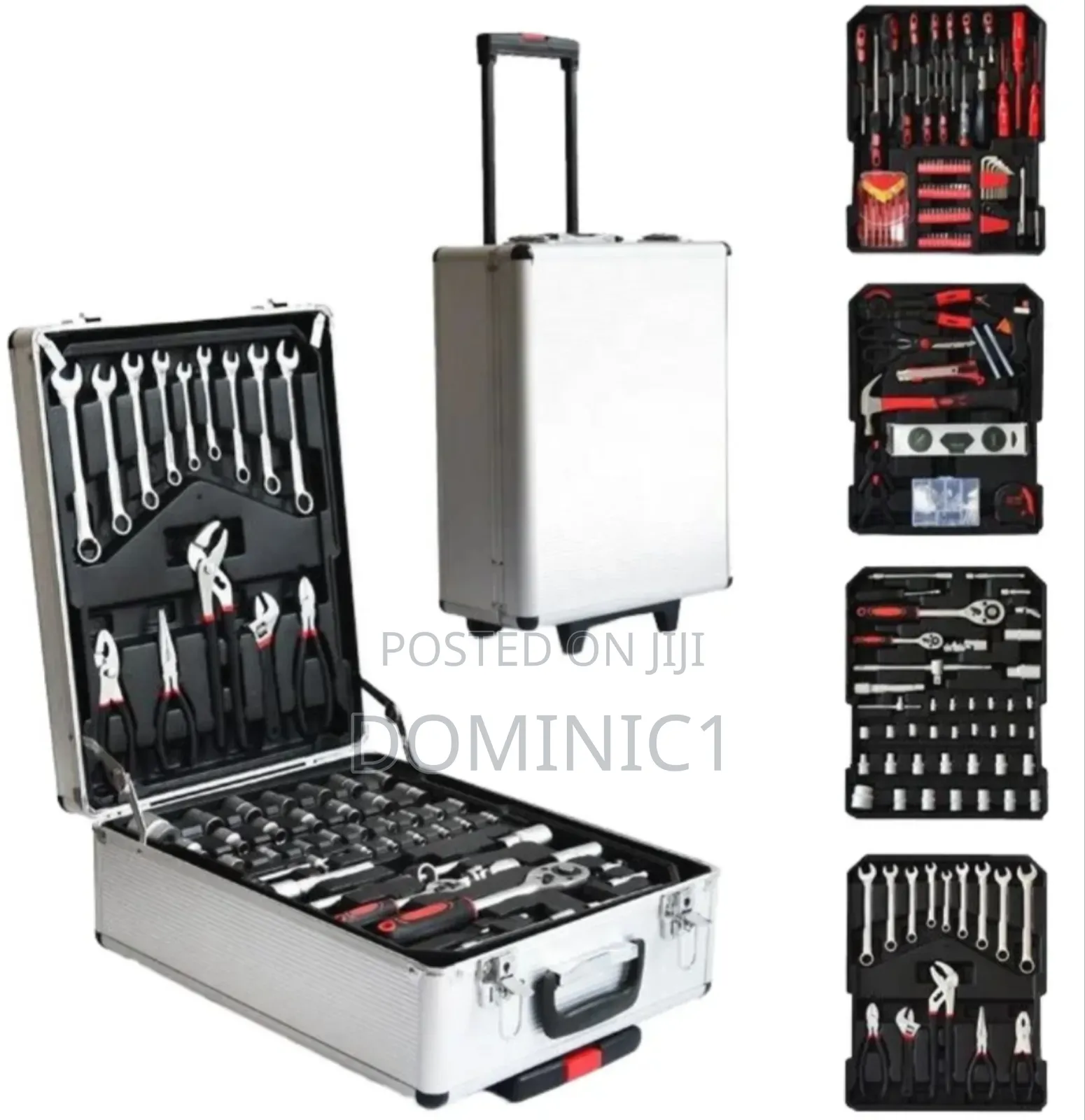 499-piece Professional Tool Set In A Rolling Trolley Case.