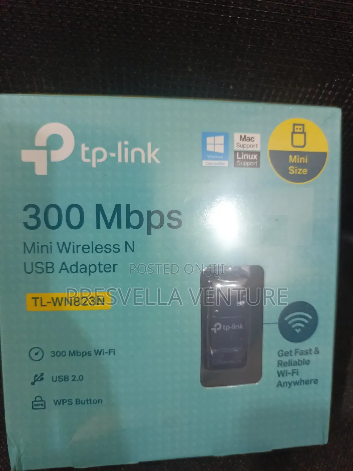 Tp-Link 300mbps Mini Wireless N Usb Adapter (Tl-Wn823n)
