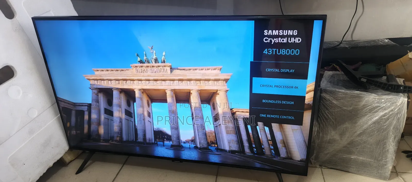 43 Inches Crystal Uhd Samsung Smart Tv