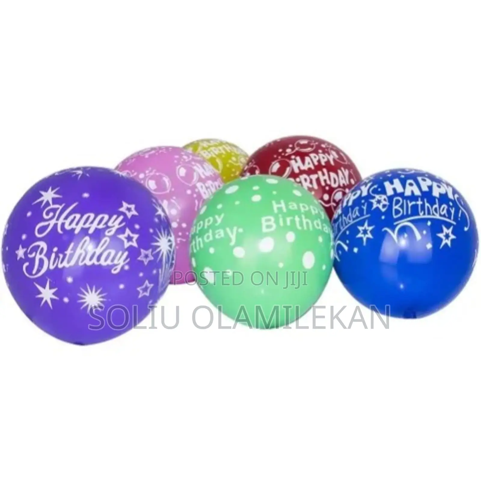 Happy Birthday Party Balloons - 100pieces