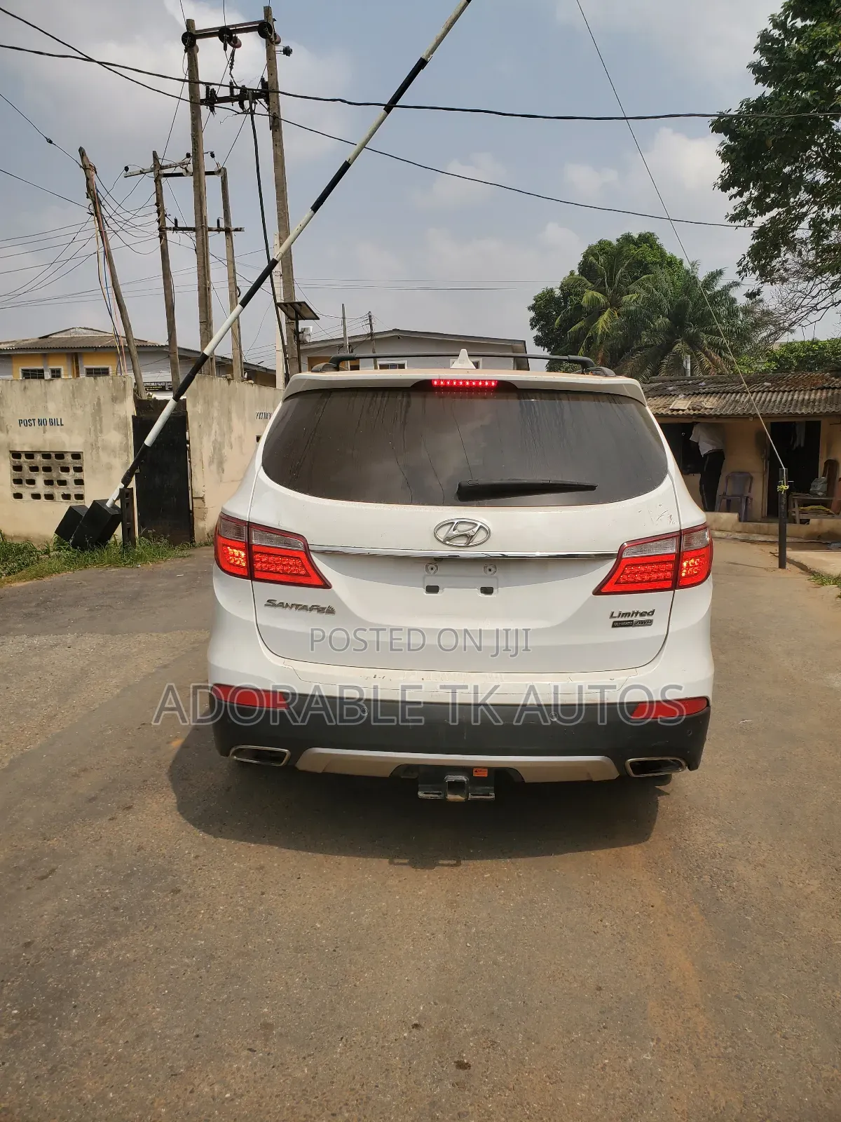 Hyundai Santa Fe Limited 4dr SUV AWD (3.3L 6cyl 6A) 2014 White