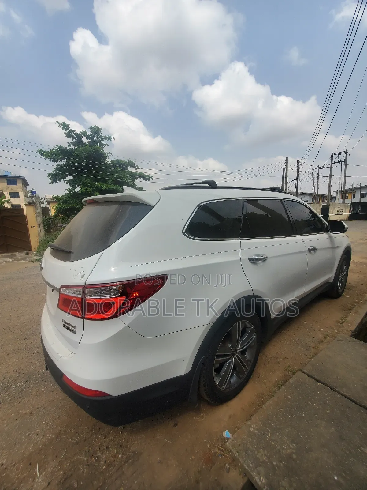 Hyundai Santa Fe Limited 4dr SUV AWD (3.3L 6cyl 6A) 2014 White