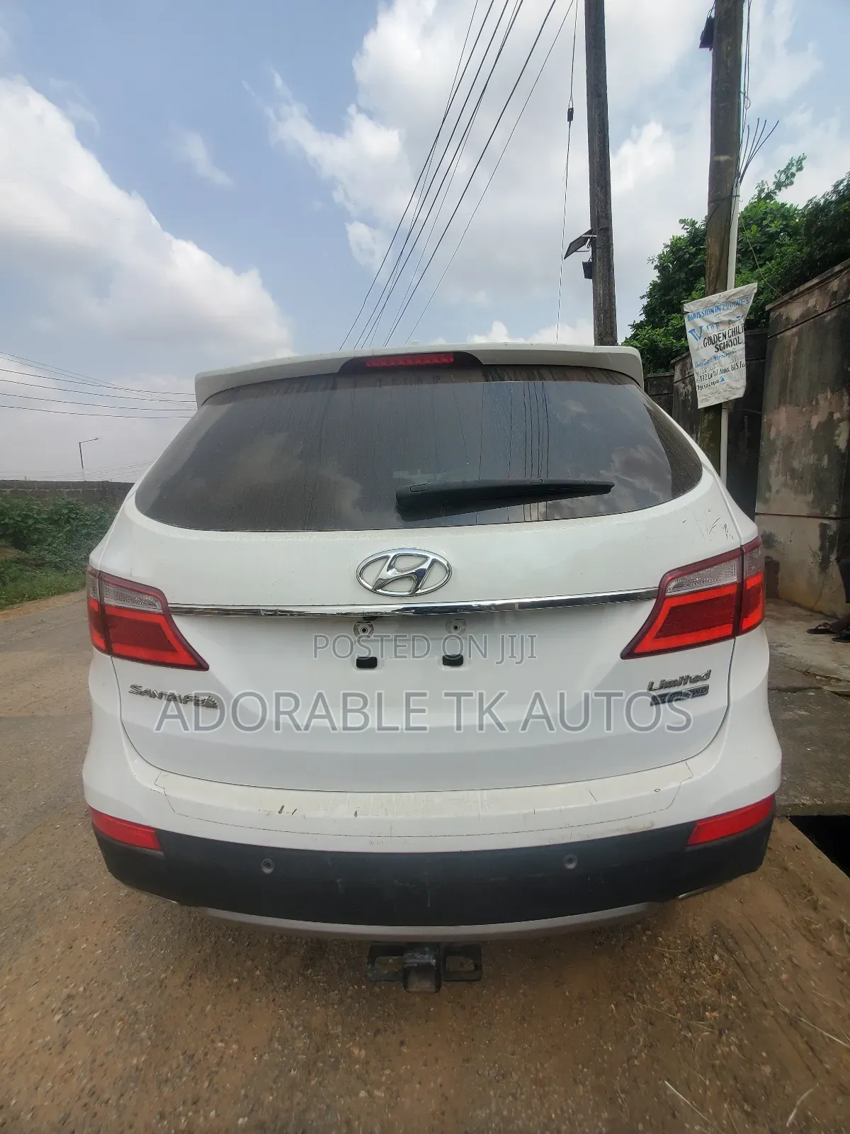 Hyundai Santa Fe Limited 4dr SUV AWD (3.3L 6cyl 6A) 2014 White