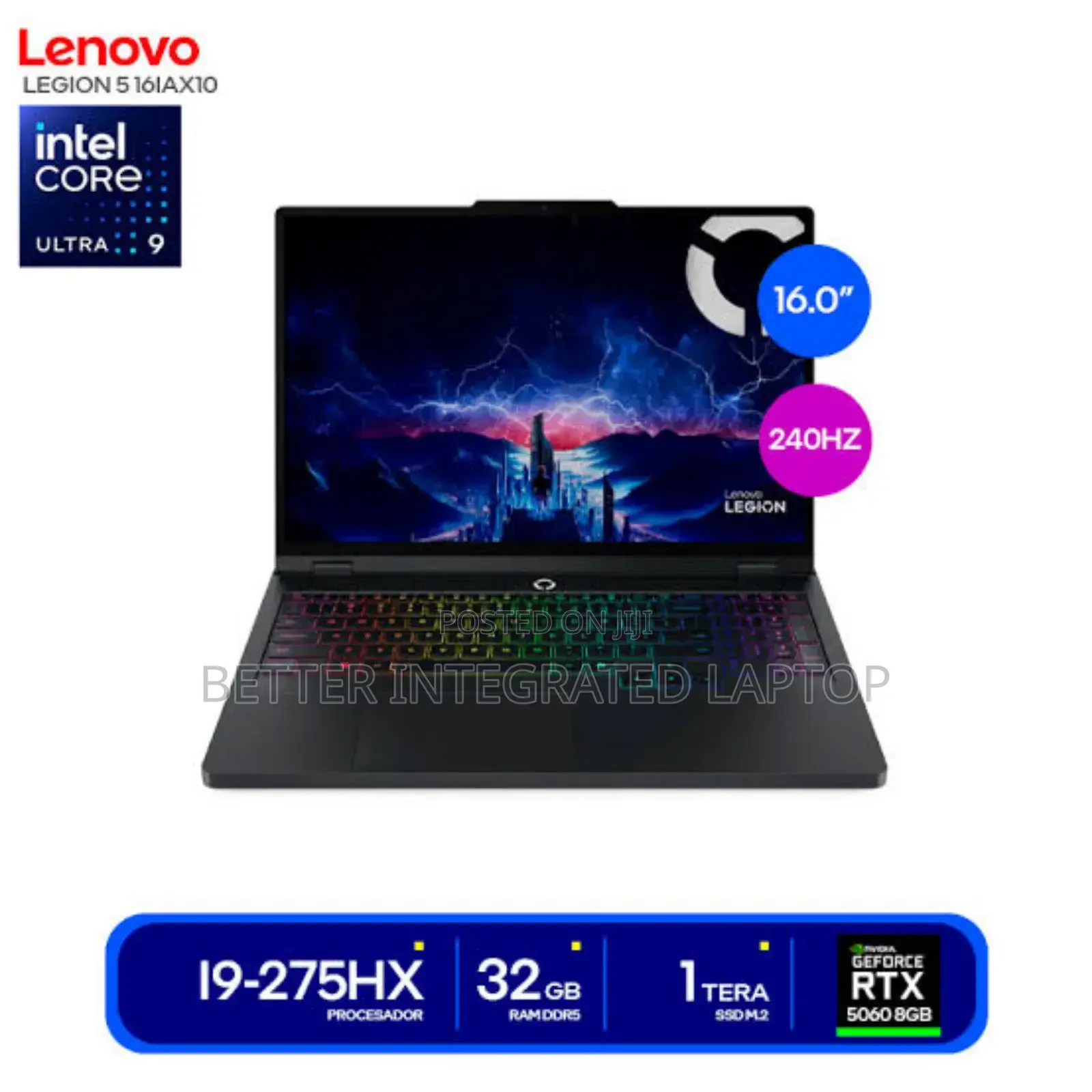 New Laptop Lenovo Legion 5 32GB Intel Core Ultra 9 SSD 1T
