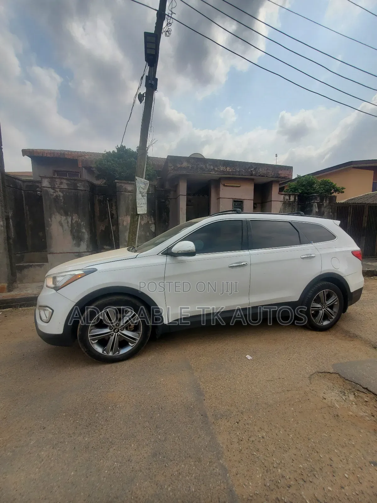 Hyundai Santa Fe Limited 4dr SUV AWD (3.3L 6cyl 6A) 2014 White