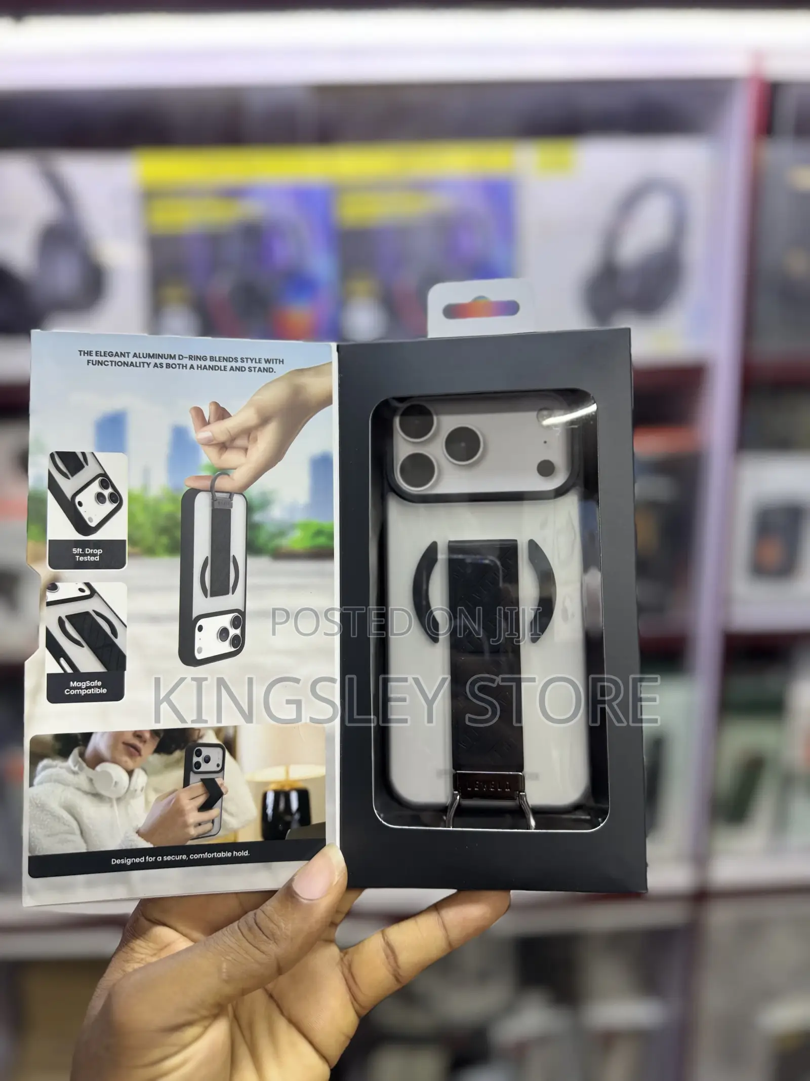 Levelo Morphix Clara Grip Case For iPhone 17 Pro Max Phantom