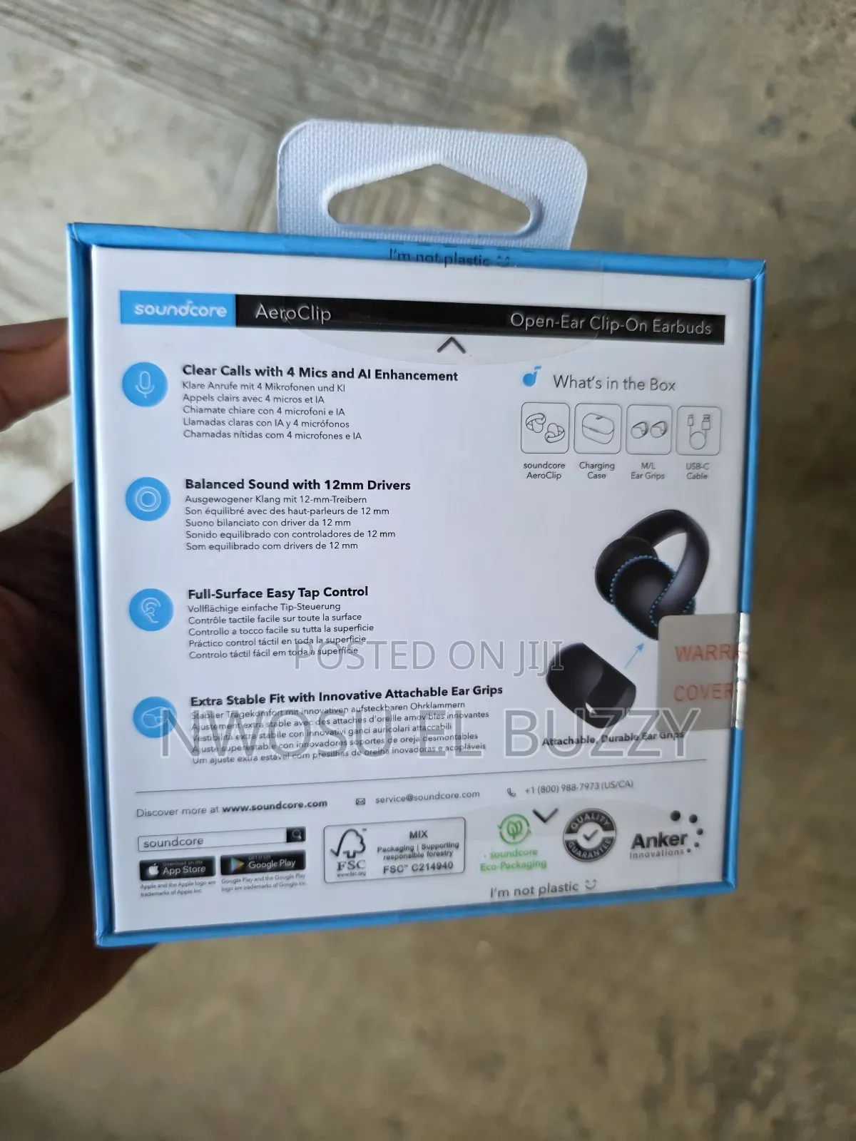 Soundcore Aeroclip By Anker, Open-ear Earbuds