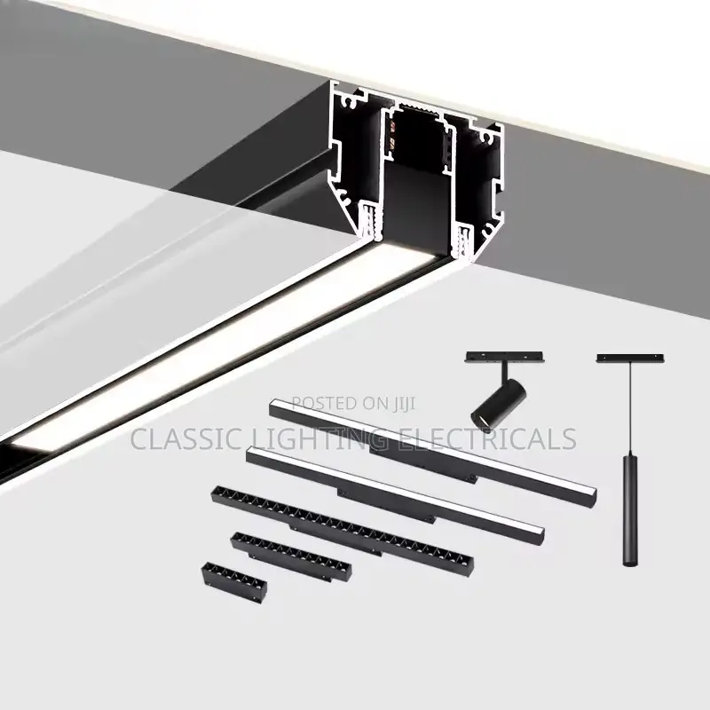 Modern Recessed Magnetic Track Lights Design Led Lamp Magnetic Rail