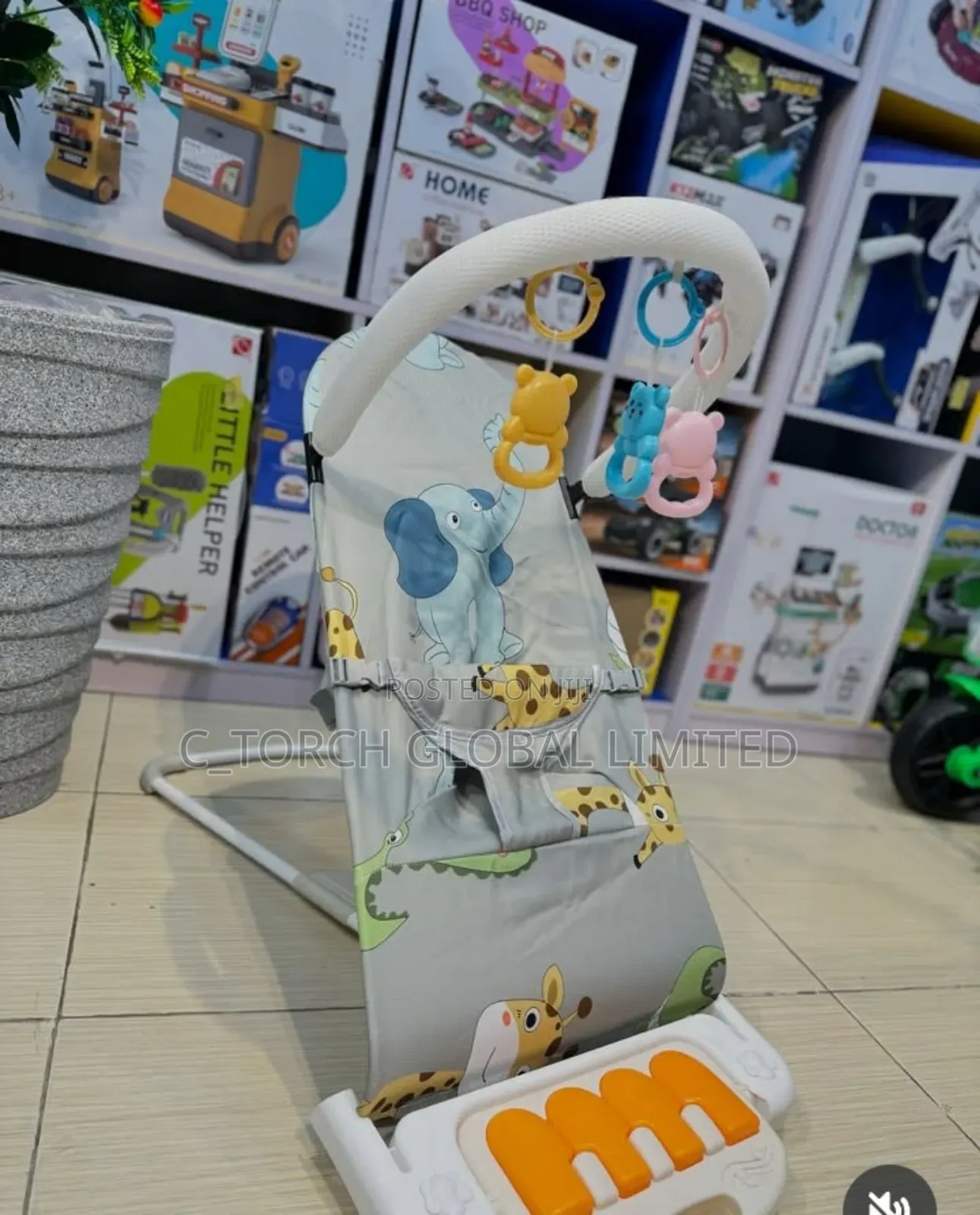 New Arrivals Grofly Baby Bouncer Toy Pedel Piano Designed for Infants