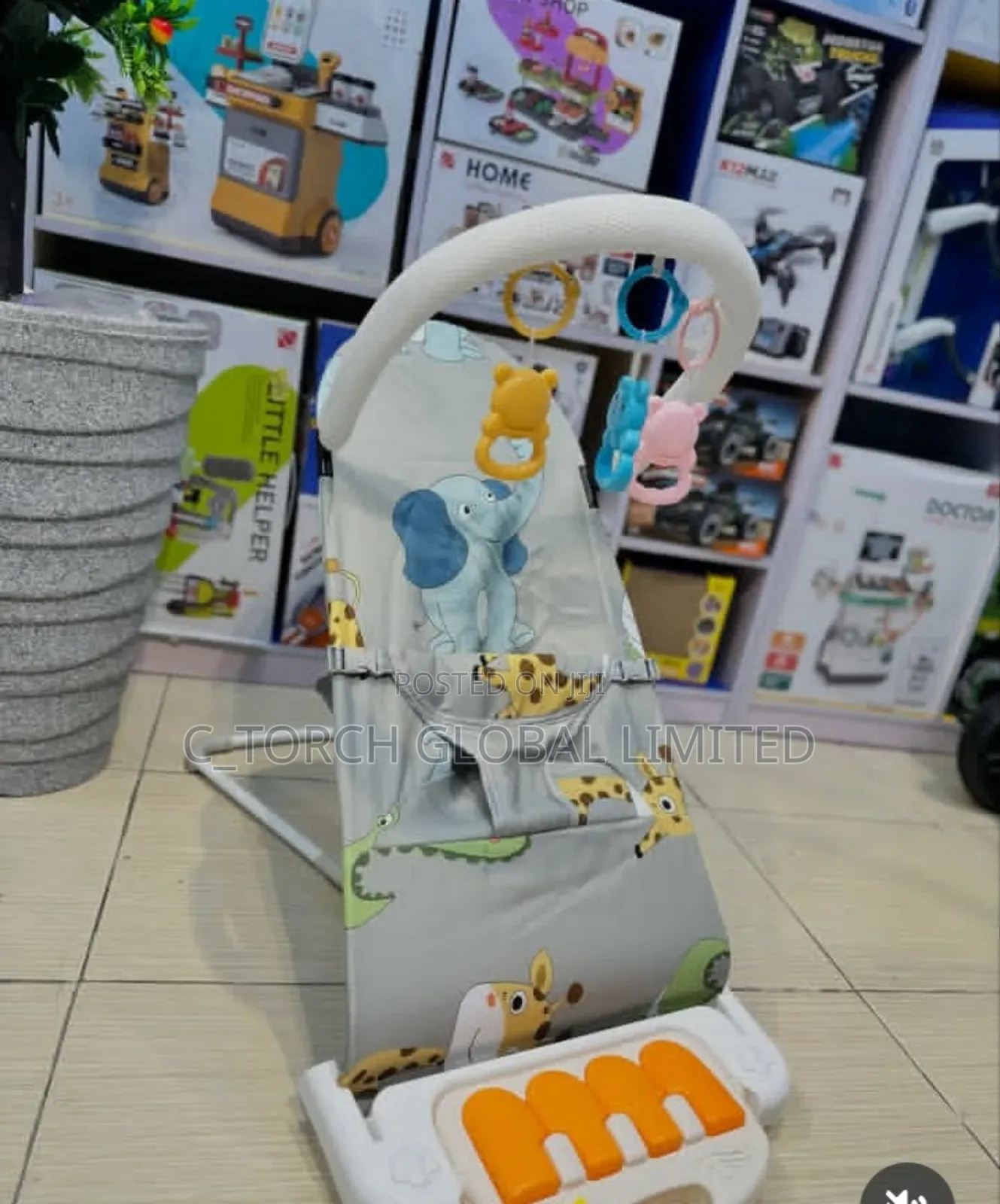 New Arrivals Grofly Baby Bouncer Toy Pedel Piano Designed for Infants