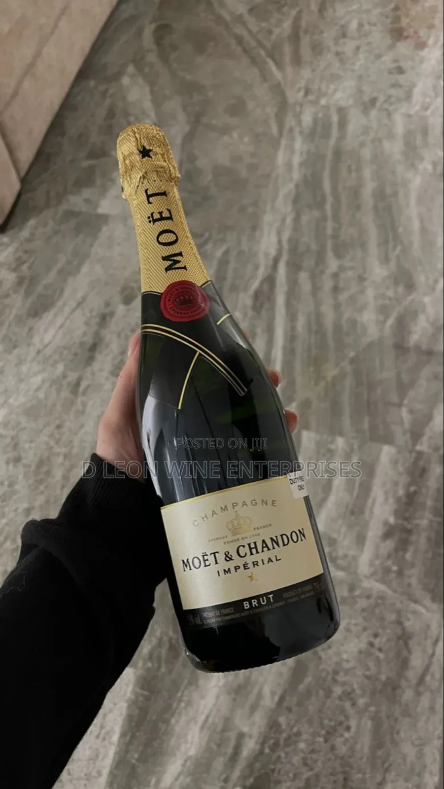 Moet Chandon ( Imperial Brut ) Cartoon by ( 12 Bottles )