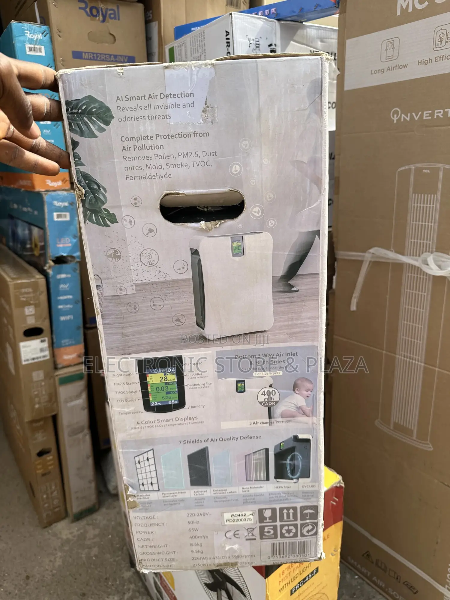 Airrun Smart Air Purifier With Uv-C Sterilization - New