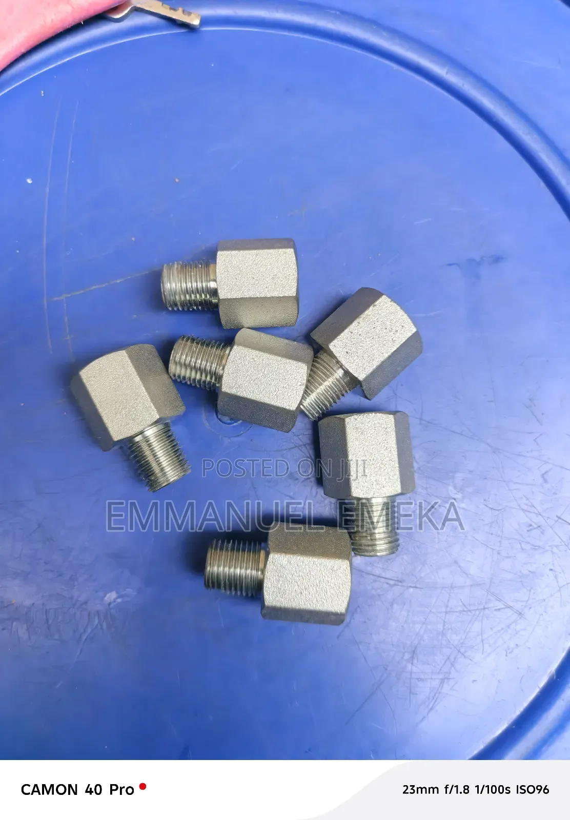 These Are Steel Hydraulic Adapter Fittings, Likely Jic or Similar,