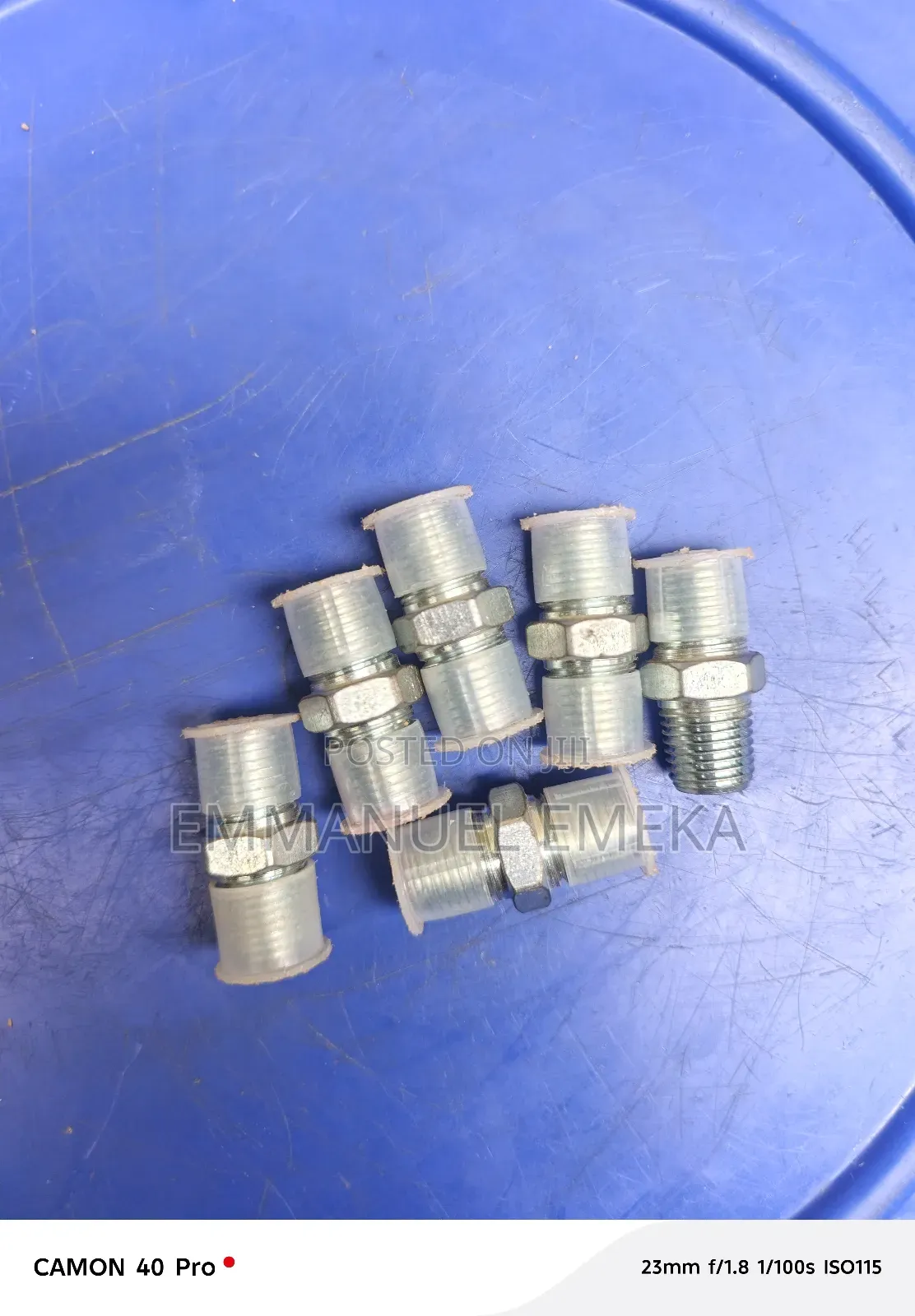 These Are Steel Hydraulic Adapter Fittings, Likely Jic or Similar,