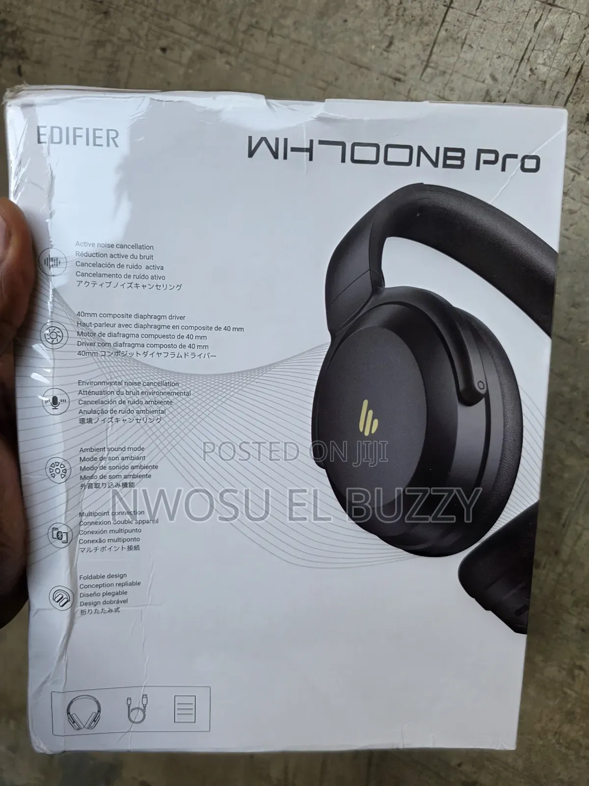 Edifier Wh700nb Pro Wireless Over-ear Headphones With Anc