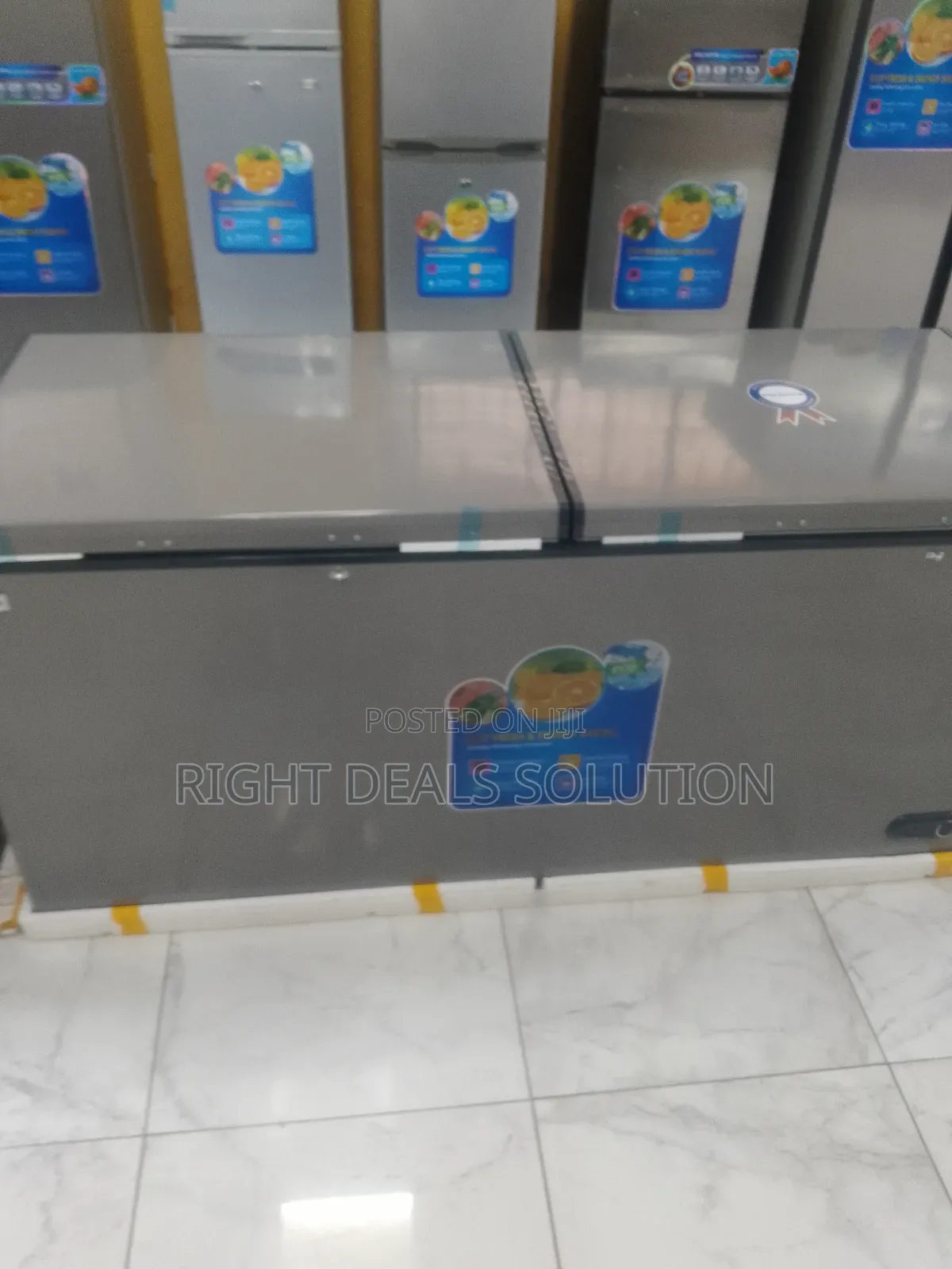 Extra Large 600l Polystar Freezer Double Door, Fast Freeze Technology