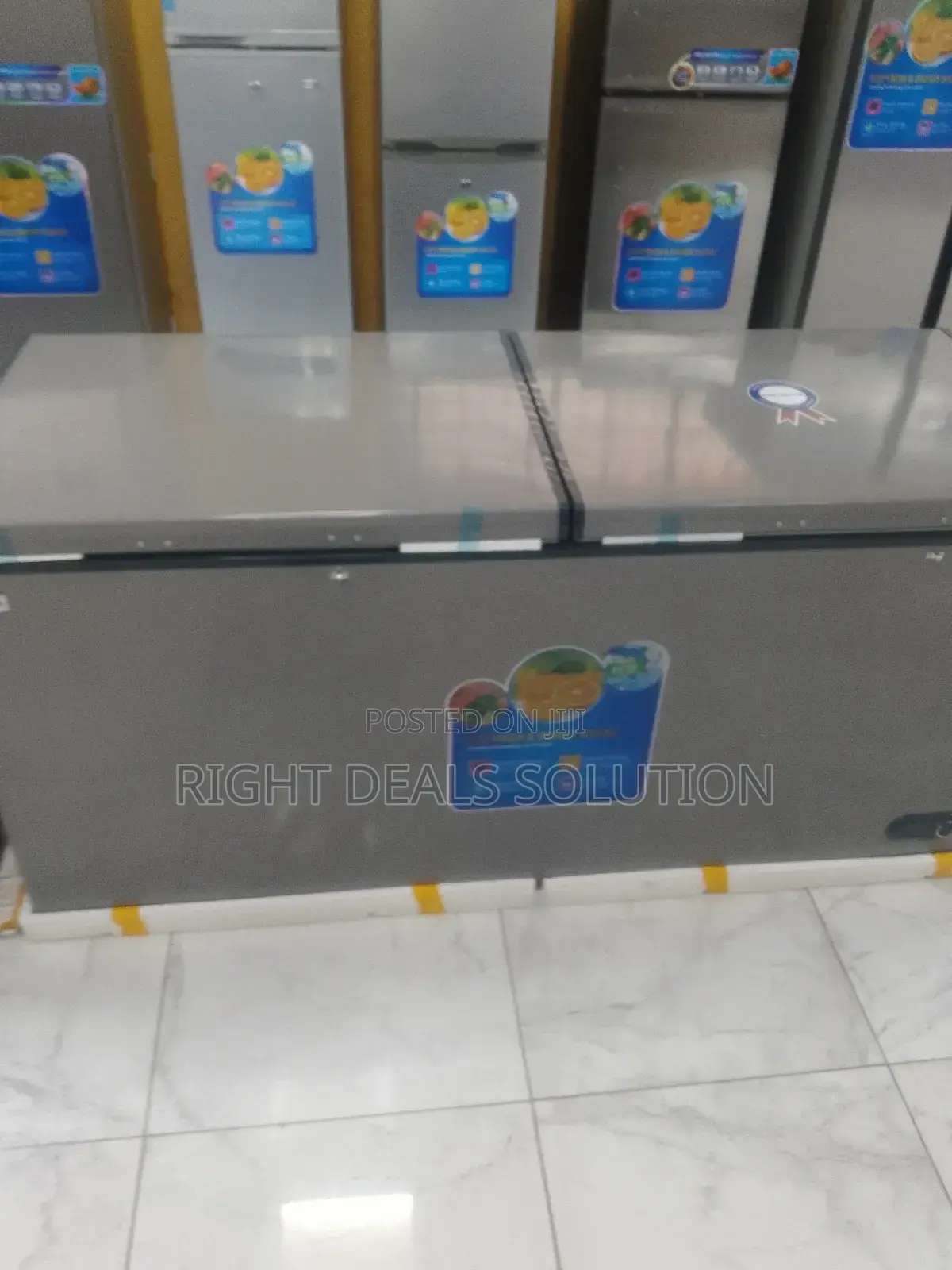 Extra Large 600l Polystar Freezer Double Door, Fast Freeze Technology
