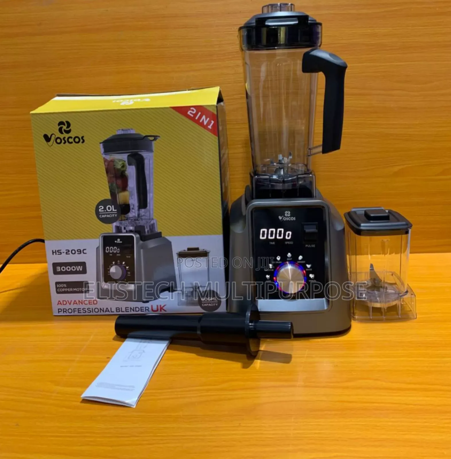 Voscos Advanced Professional Blender Hs-209c (2-in-1).