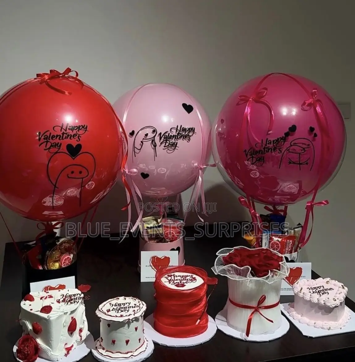 Cake and Hot Air Balloon Chocolate Box