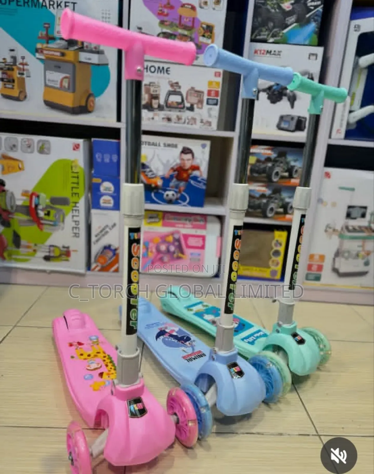 Kids Folding Scooter Bike