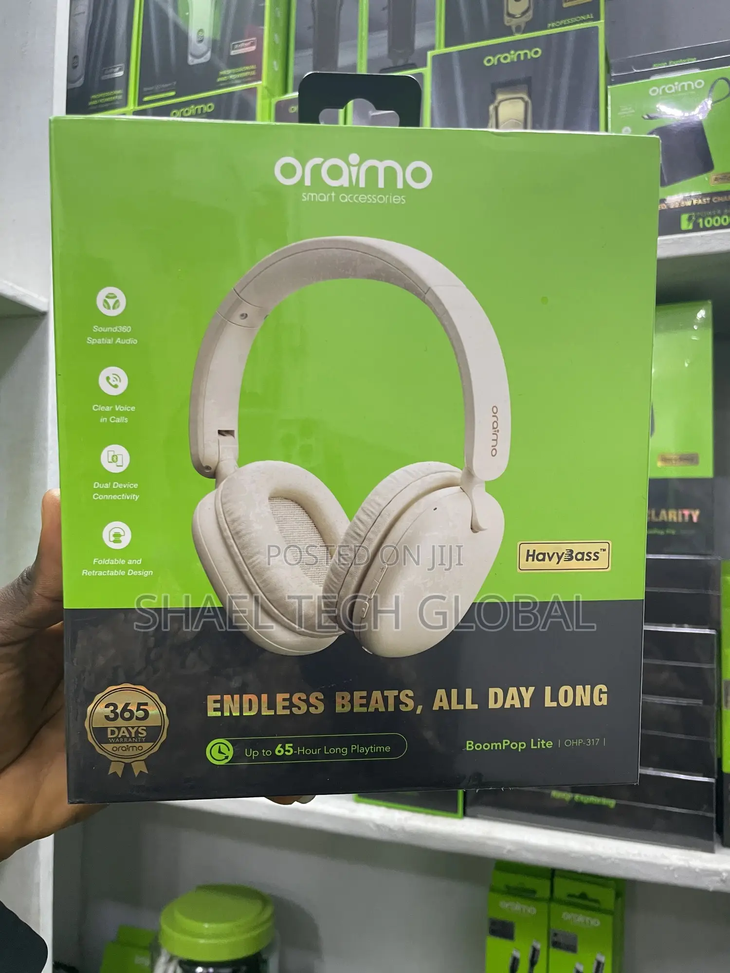 Oraimo Headset Ohp 317 Boompop Lite
