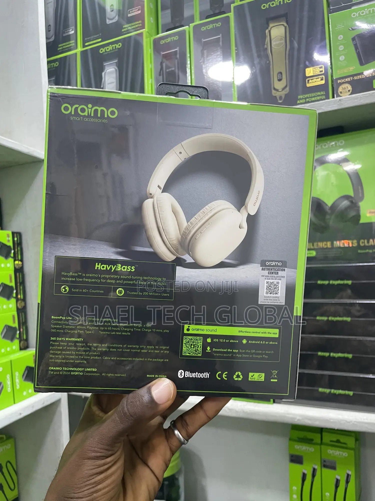 Oraimo Headset Ohp 317 Boompop Lite