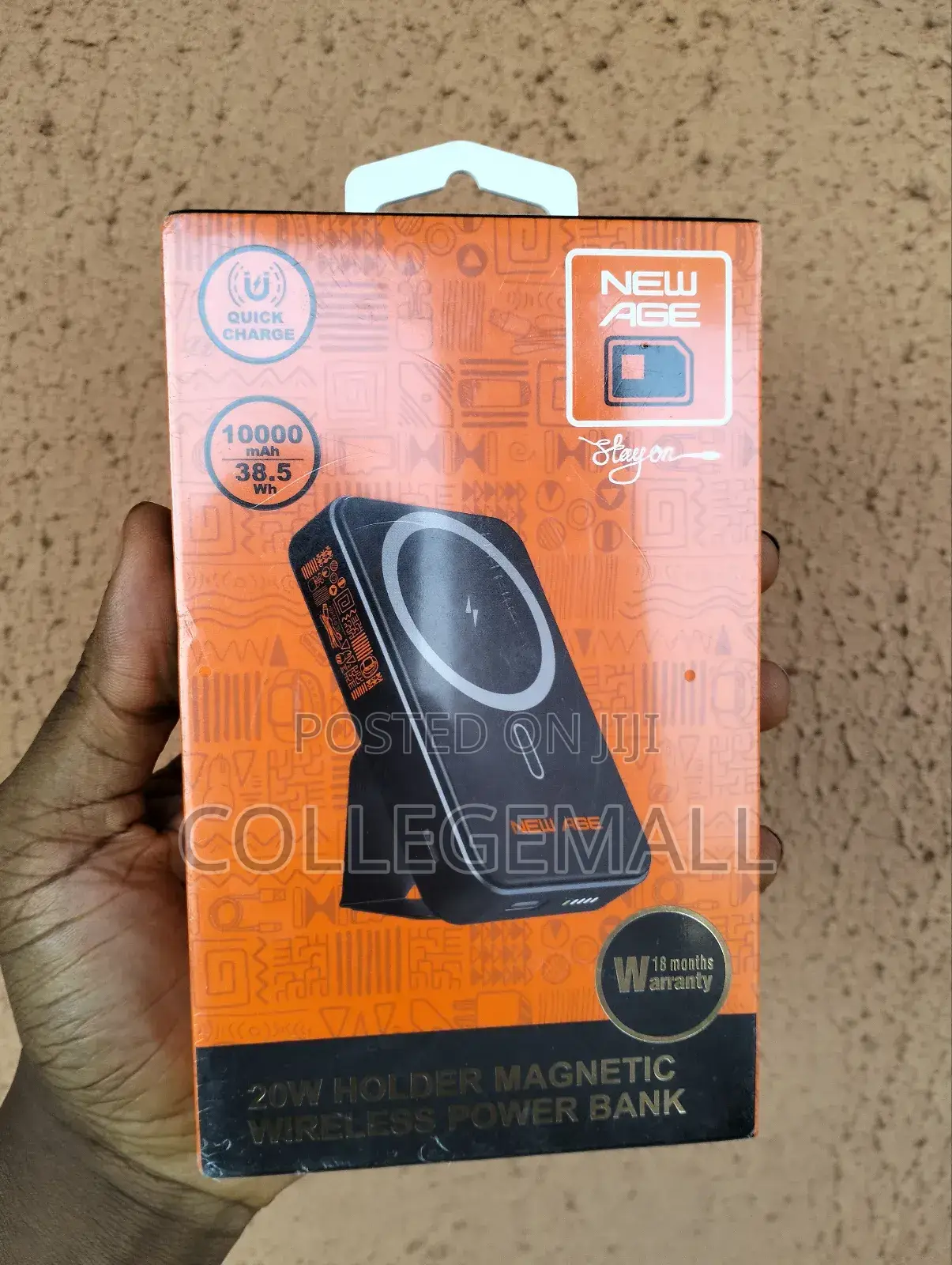 New Age 10,000mah Wireless Power Bank