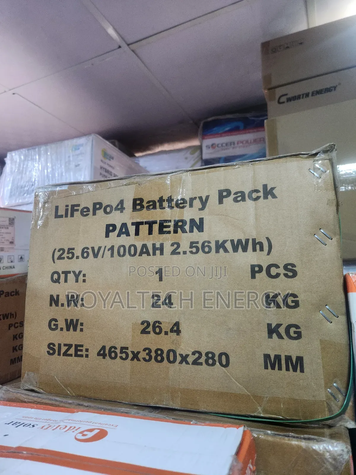Pattern 2.5kwh 24v Lithium Batteries