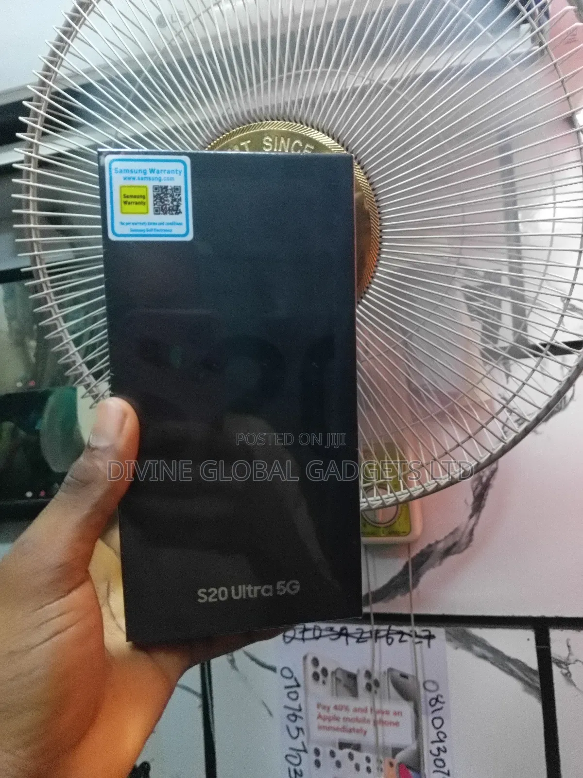 New Samsung Galaxy S20 Ultra 256 GB Black