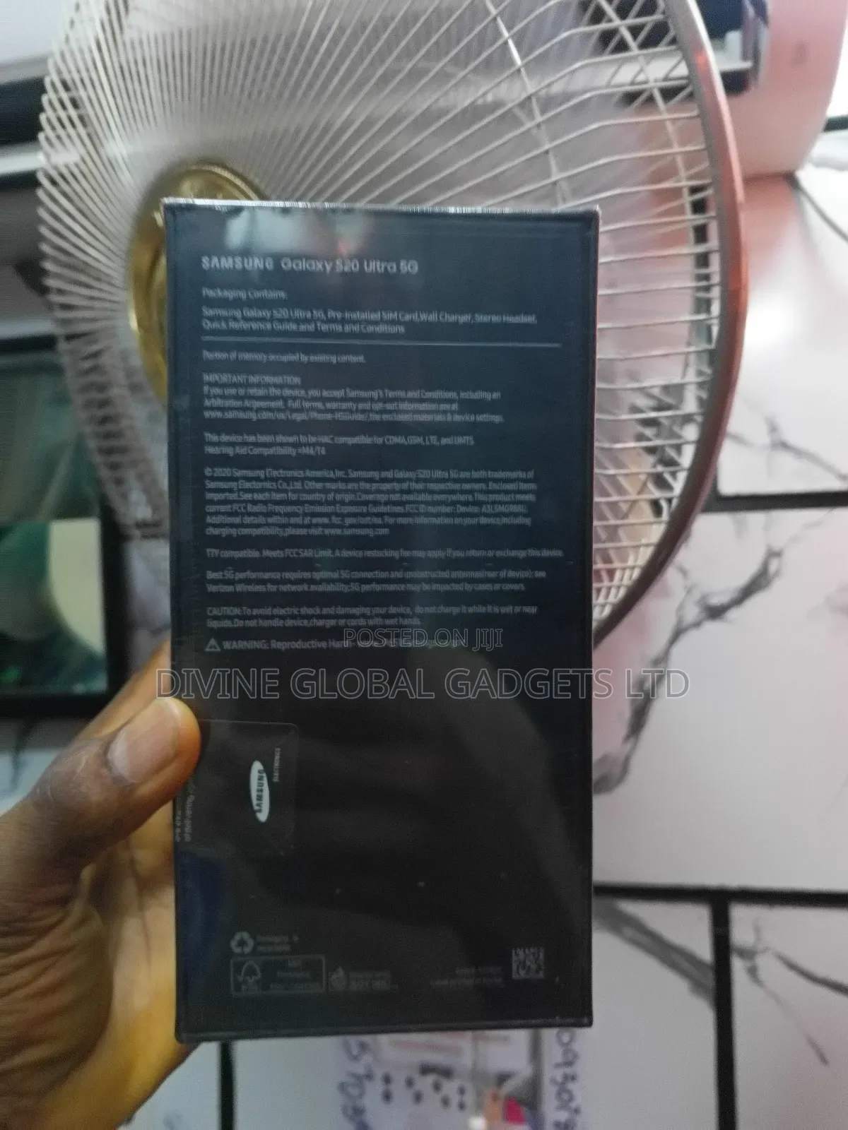 New Samsung Galaxy S20 Ultra 256 GB Black
