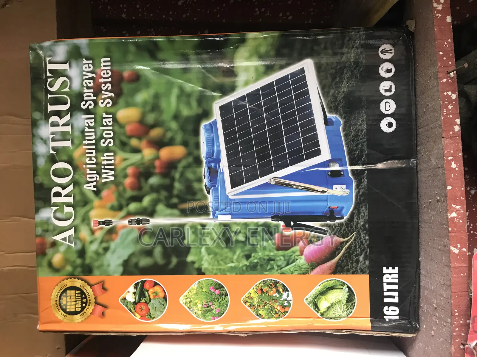 2 in 1 Rechargeable Knapsack Sprayer (Solar Powered and Battery)