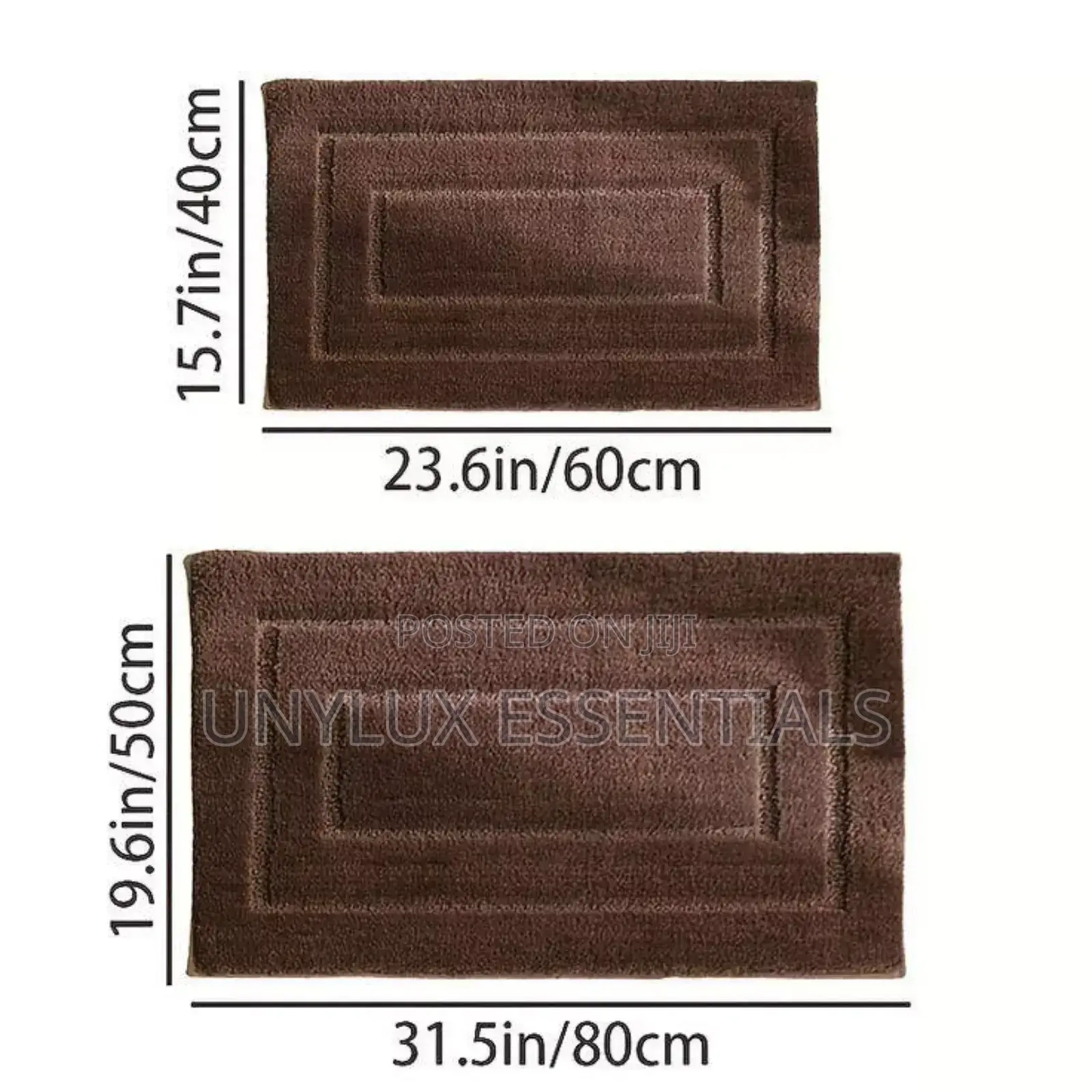 Fluffy Thick Door Mat 80cm by 50cm