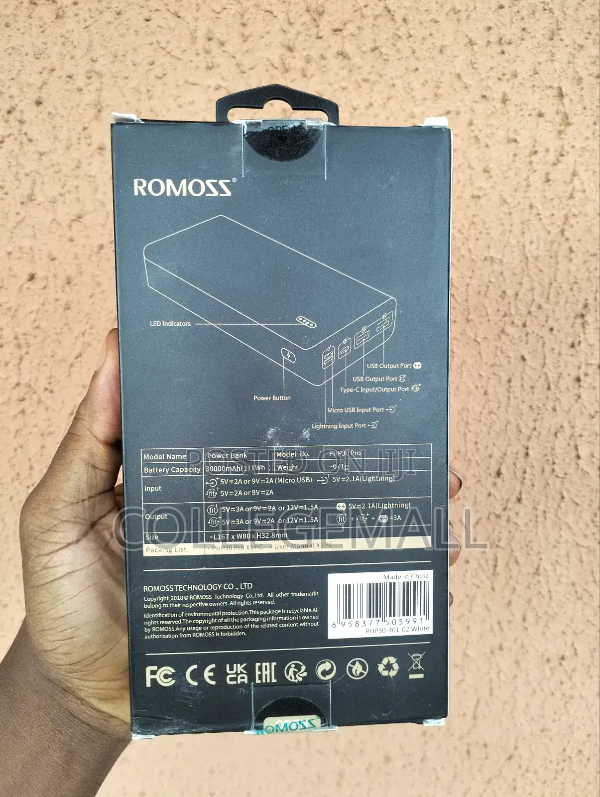 Romoss Sense 8+ Power Bank