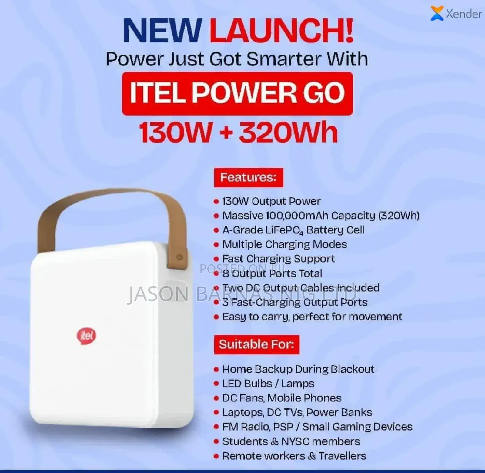 Itel Power Go Mah